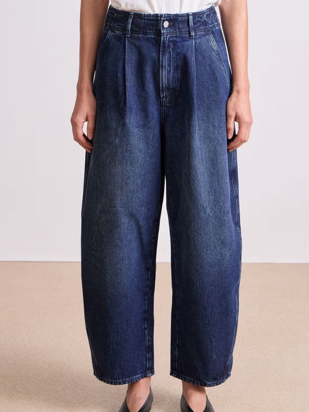 NWOT Apiece Apart Bari Jean Delta Wash Barrel Jeans High Waist Cotton Size 25 - Picture 10 of 10